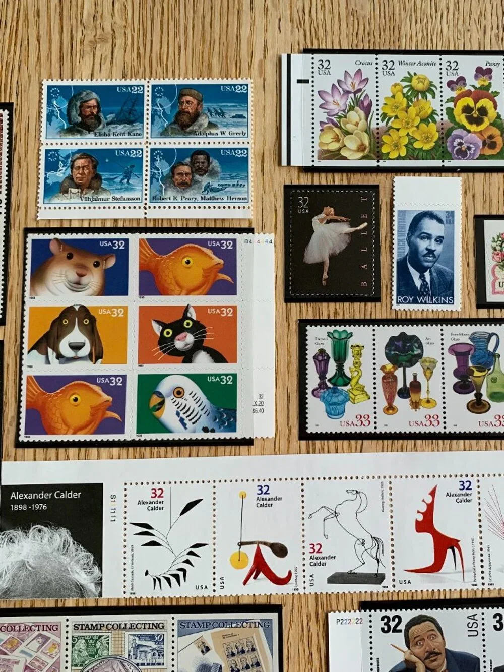 Vintage Ephemera - U.S. Postage Stamps 1986-1999, unused.  Buyer receives ALL!